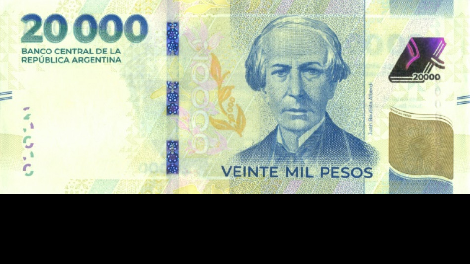 Argentina lanza nuevo billete de máxima denominación ante inflación de casi 200%