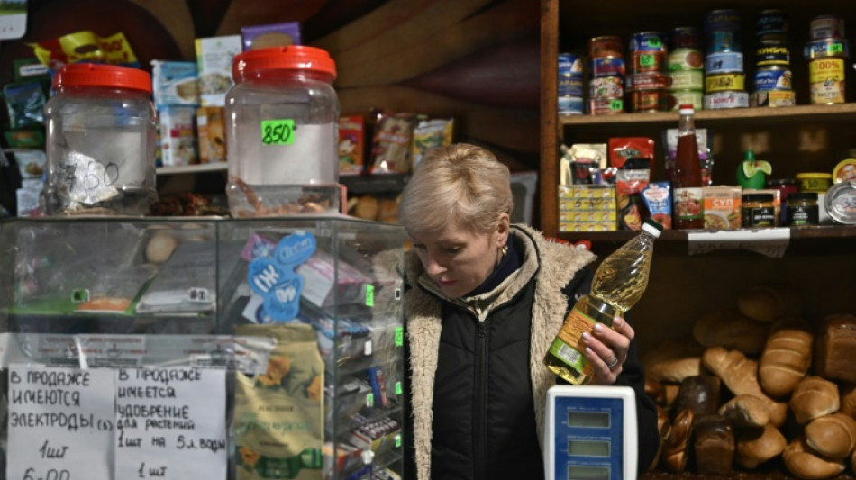 Small store is lifeline for locals in war-torn Ukraine