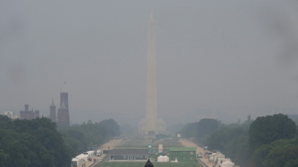 Smoke from Canadian wildfires cloaks eastern US with haze 