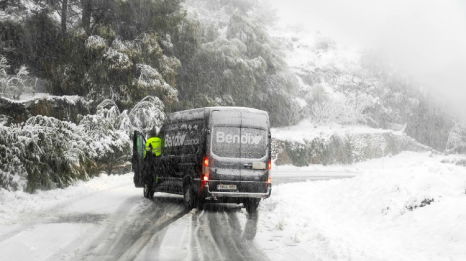 Frío intenso en España y nieve en la costa por la borrasca "Juliette"