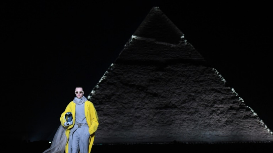 Egypt dusts off pyramids for fashion, pop and art shows