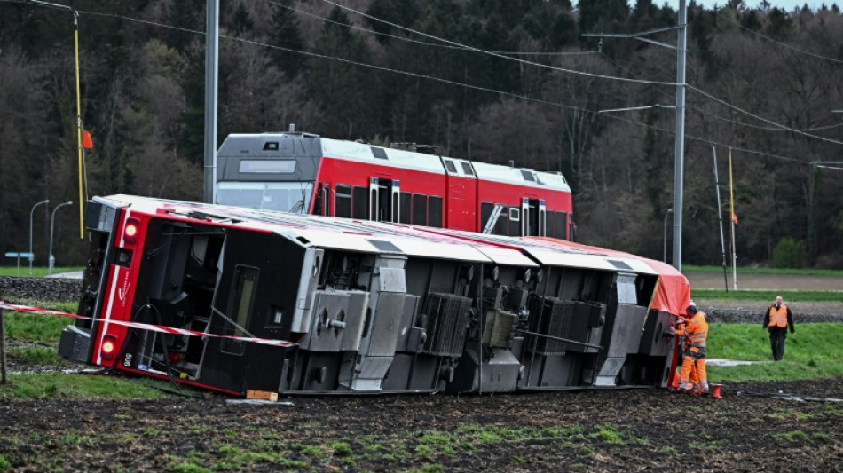 Deux déraillements font 15 blessés en Suisse