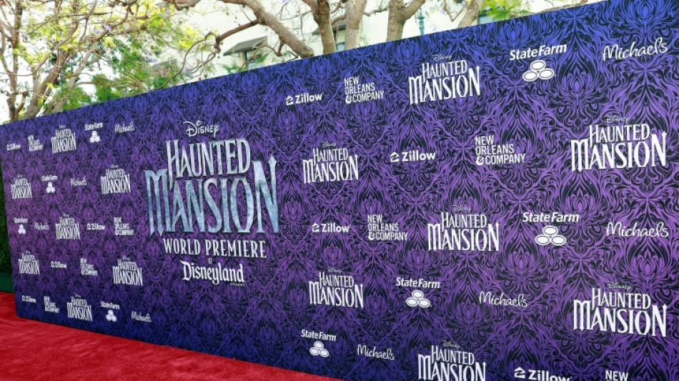 'Haunted Mansion,' a premiere without stars as strike bites