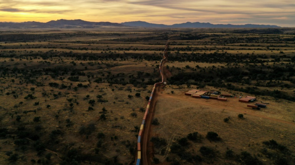 Arizona dismantles shipping container wall on US-Mexico border