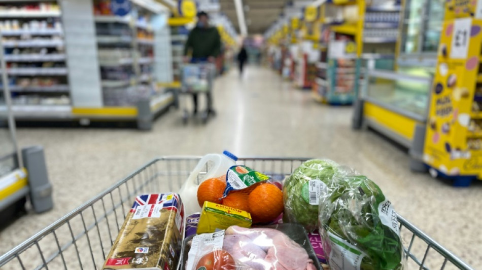 UK annual inflation drops under eight percent