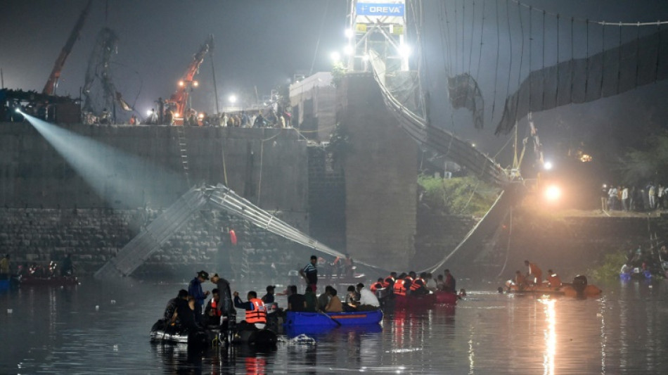 Arrests after India bridge collapse kills more than 130