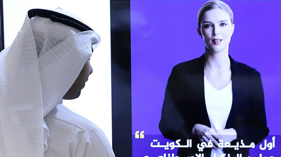 News presenter generated with AI appears in Kuwait